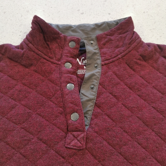 Quarter snap pullover quilted sweater - Picture 6 of 6
